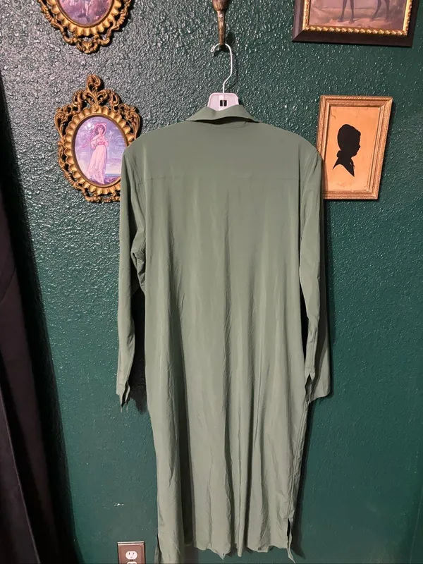 Athleta Sz Small Urbanite Dress Green Midi - Image 3
