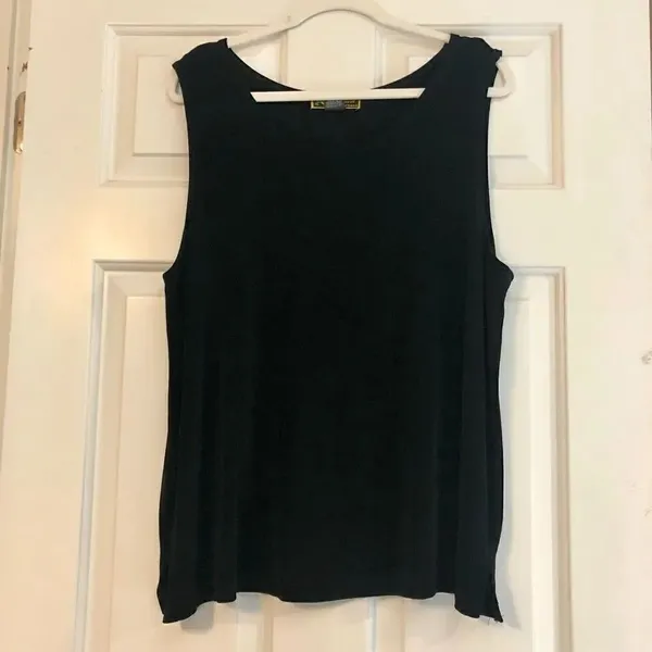 Mirasol Women’s Black Tank Stretch Size 2X - Image 2