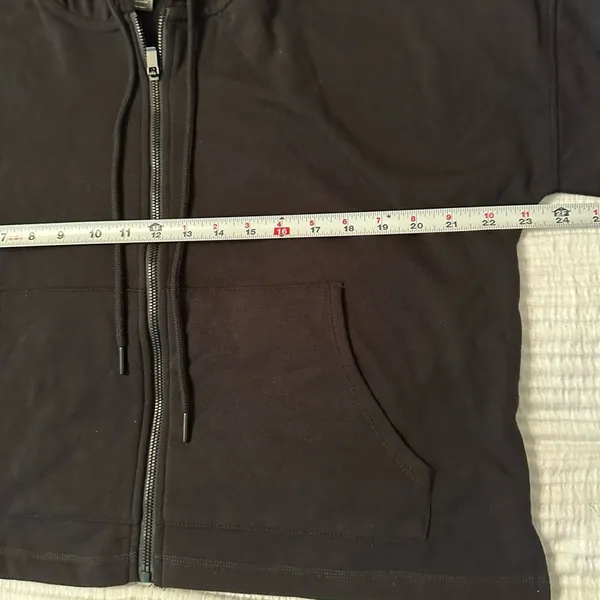 90 Degrees Zip-Up Cropped Hoodie - NWOT - Size XL - Image 8