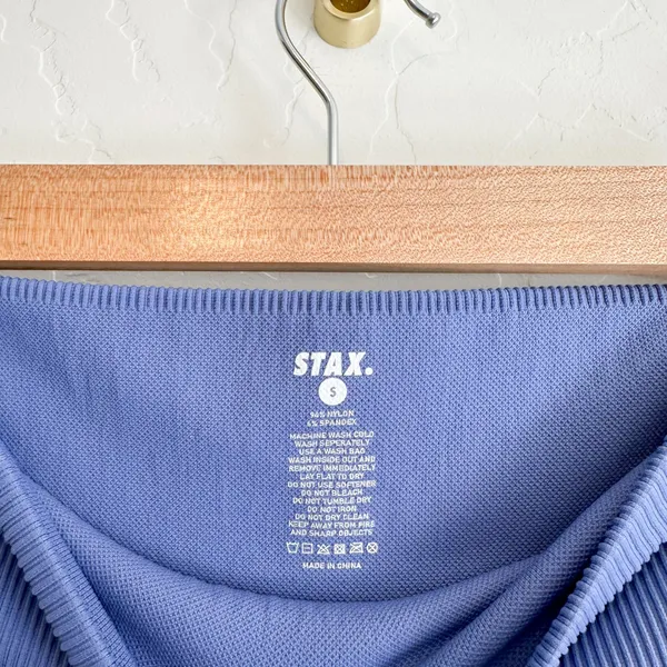 Stax | Seamless Premium Collection Athletic Biker‎ Shorts in Blue - Image 6