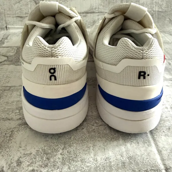 On Cloud The Roger Spin White Indigo Mesh CloudTec Speedboard Tennis Athletic Sneaker - Image 5