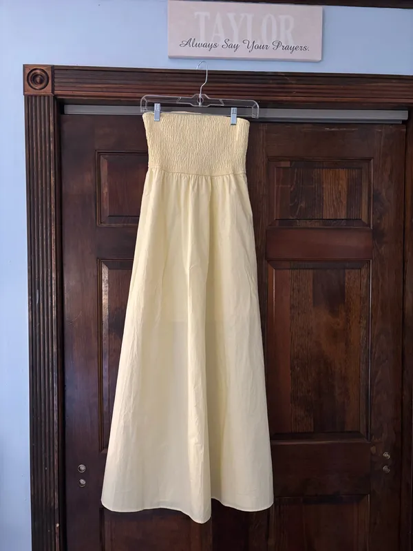 Meet Me There Butter Yellow Maxi Dress - Image 2