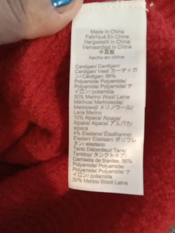 J. Crew Supersoft Cropped Knit Sweater Crest Buttons Merino Wool Blend Womens S - Image 6