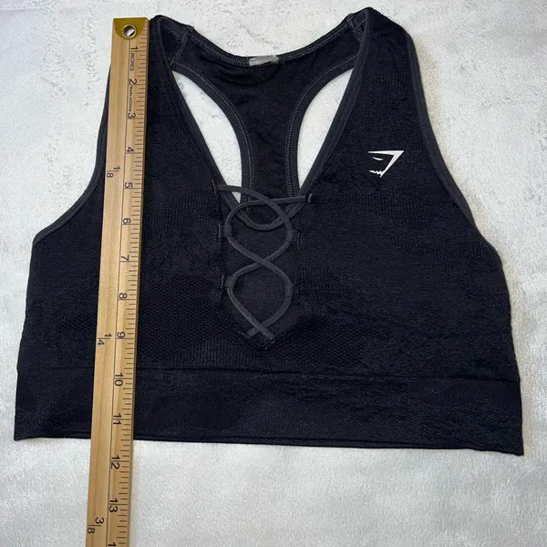 Gymshark Women's Black Sports‎ Bra Size Small - Image 4