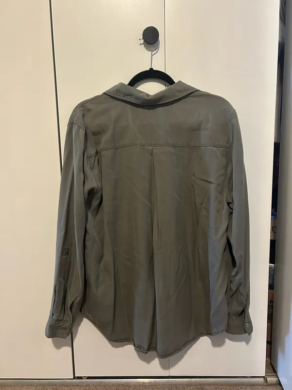 Style & Co Gray Button-Up Shirt - Image 6