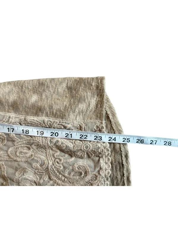 Cato Women’s Brown Long Sleeve Lace Design Top - Image 7