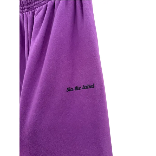 SLA The Label Plum Oversized Sweatshirt Jogger Matching Set Purple S M - Image 10