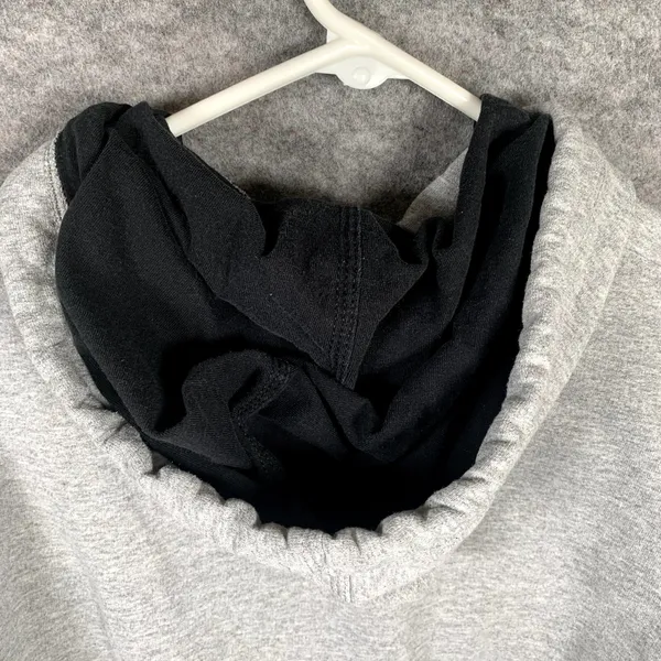 Champion Womens Hoodie Sweatshirt‎ Gray Pullover Long Sleeve Spellout Small - Image 5