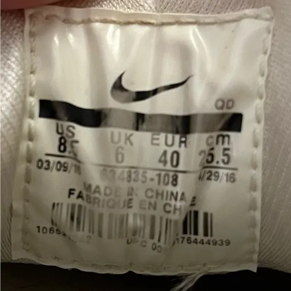 Nike Women’s Air Huarache Run White Combo 8.5 - Image 2