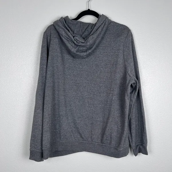 Nike Women's Funnel Neck Sweatshirt Gray Sz 1X - Image 5