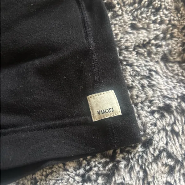 Vuori Black Women's Athletic Shorts - Image 2