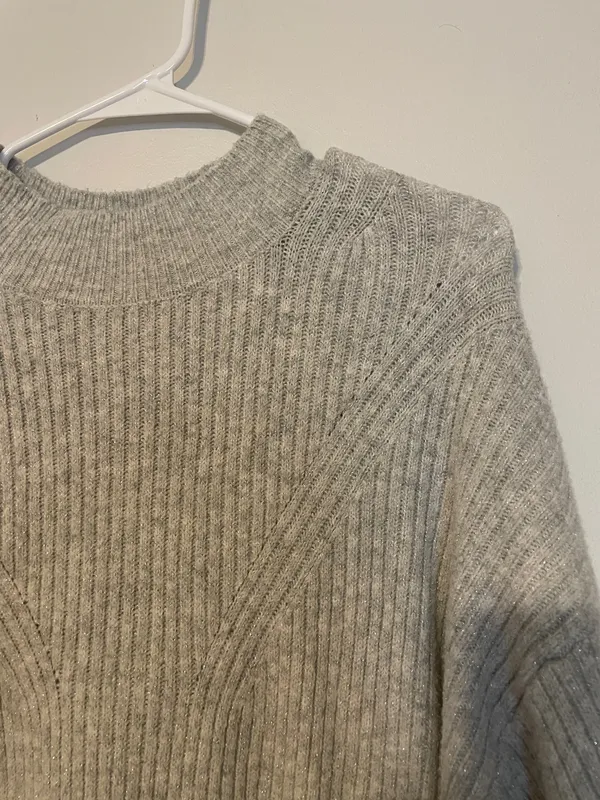 A New Day Sparkly Grey Sweater Dress - Image 2