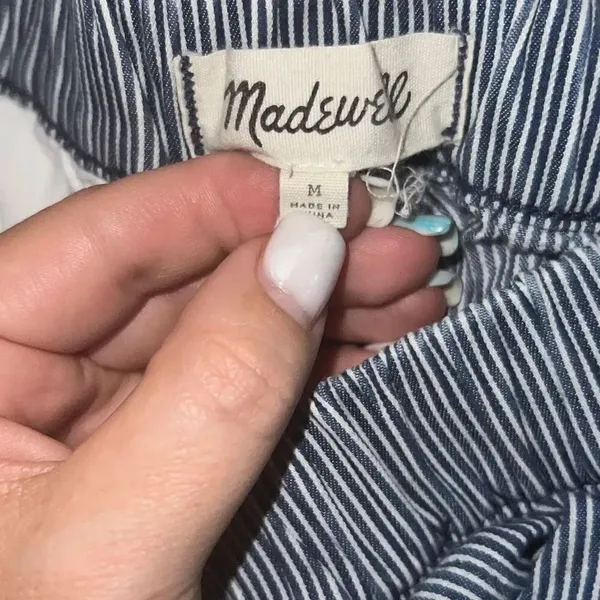 ✨Madewell Railroad Stripe Pull-On Shorts✨ - Image 7