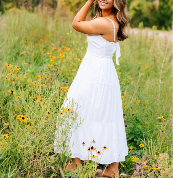 Hollister Maxi Dress White - Image 3