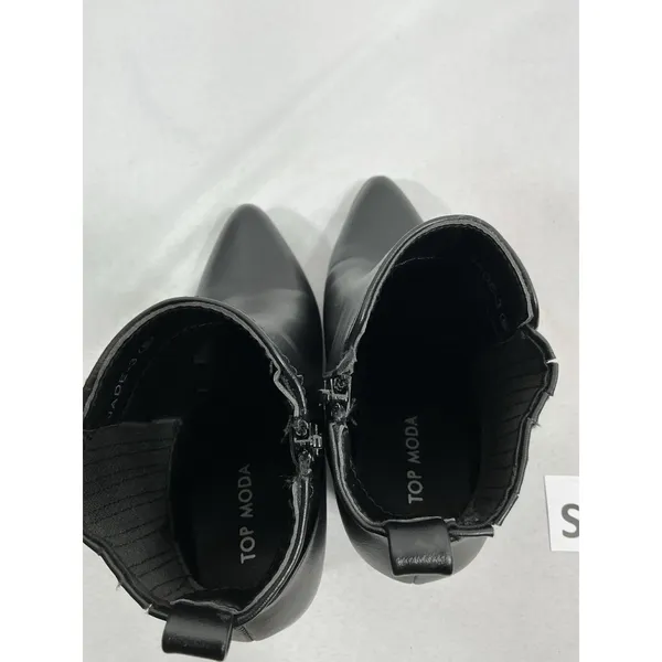 Womans Excellent Condition Top Moda Western Style Ankle Boots 6 Black - Image 5