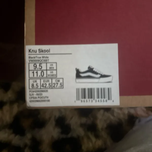 Vans Sneakers Old Skool Men’s 9.5 Grey White 8 Women’s - Image 4