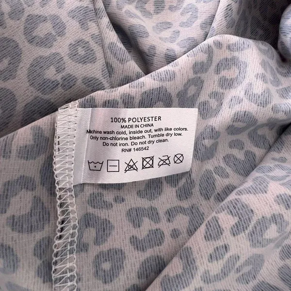 Good Times & Great Adventures Top Womens XL Leopard Cheetah Lightweigh Print #44 - Image 9