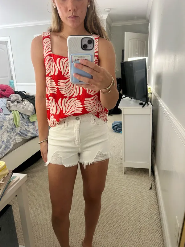 KanCan USA White Jean shorts - Image 2
