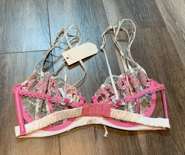 NWT For Love And Lemons Festival Floral Underwire Bra - Image 3