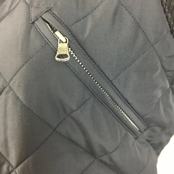 Ralph Lauren Black Quilted Zip Up Sleeveless Utility Vest M - Image 9