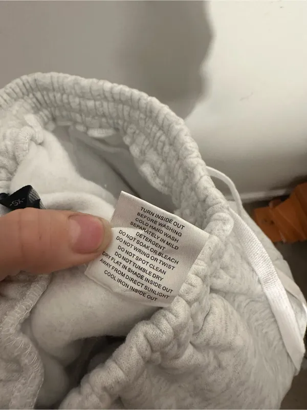 White Fox Boutique season 7 sweatpants marl grey extra small - Image 6
