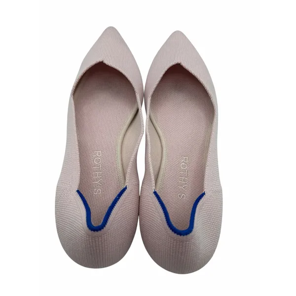 Rothy’s The Point Pink Blush Ballet Flats Comfort Washable Luxe Chic Size‎ 9 - Image 8