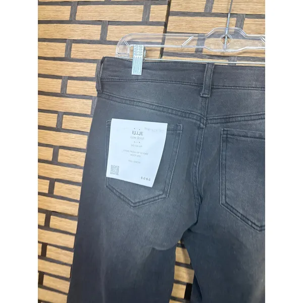 S.O.N.G. Ellie Low Bootcut Black‎ Jeans Size 7/28 - Image 5