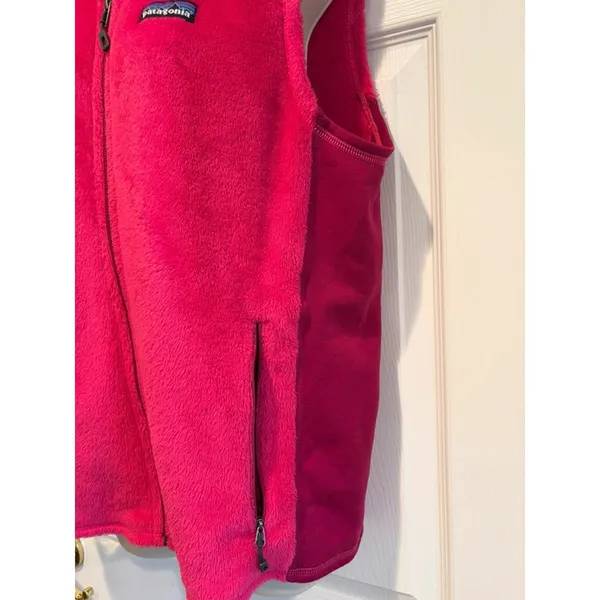 Patagonia Polartec Thermal Pro Vest Womens XL Pink Full Zip Fleece Gorpcore - Image 4