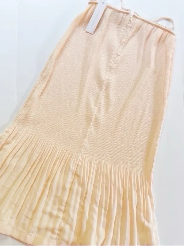 NEW Jonathan Simkhai Women’s Mia Plisse Skirt Sandstone - Image 10