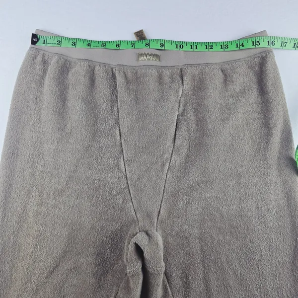 SKIMS Terry Cotton Blend Cozy‎ Knit Leggings Lounge Pants Beige Size 2XL - Image 6