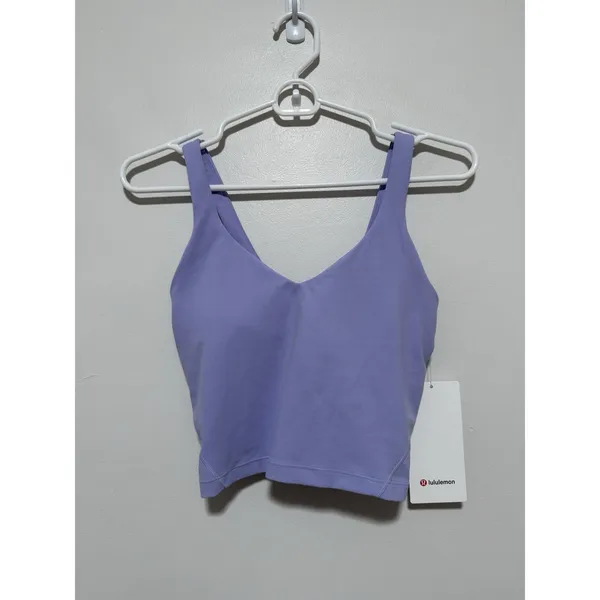 Lululemon NWT Align Nulu Tank Top in Lilac Smoke Size 4 - Image 3