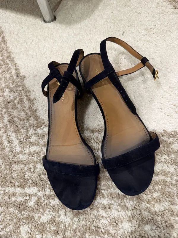 Mansur Gavriel Black Ankle Strap Leather Sandal Size 5 - Image 2