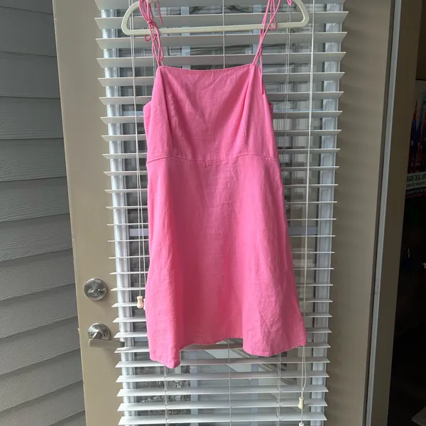 Old Navy Light pink linen dress - Image 2