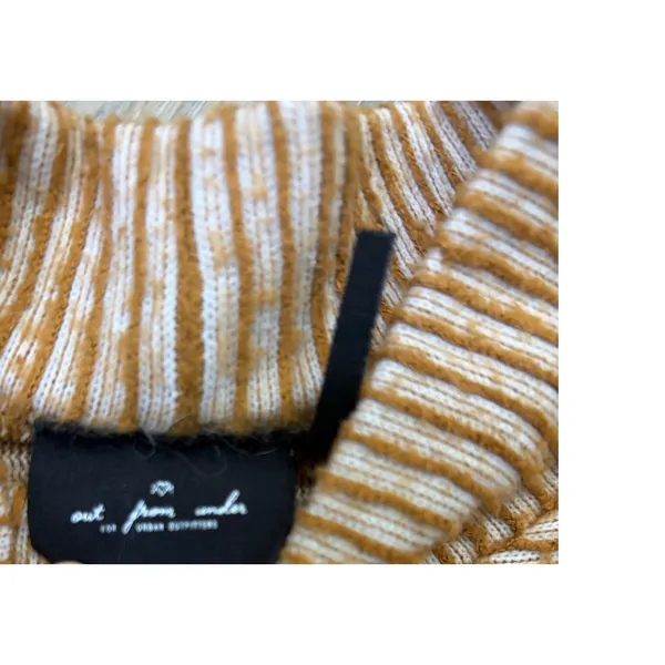 Out From Under Urban Outfitters Mock Neck Sweater Medium Striped - Image 4