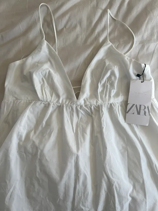 Zara NWT  White Dress - Image 2