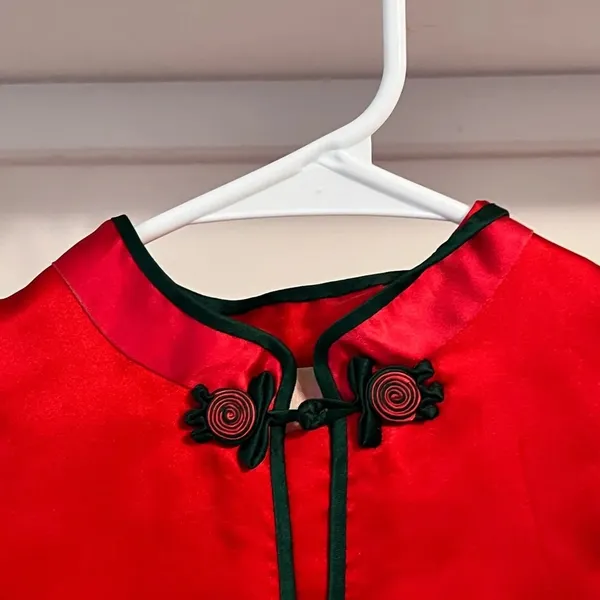 Satin Japanese Embroidered Blouse - Image 6