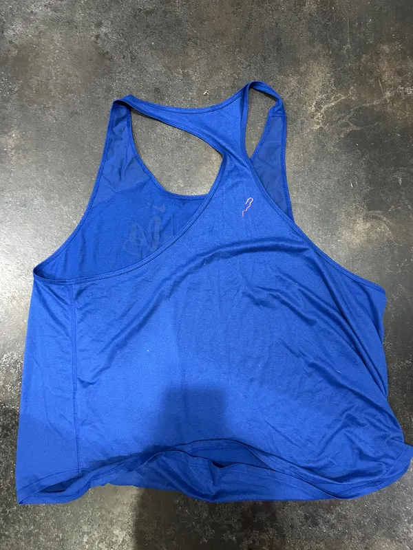 Kansas City Royals Tank Top Womens XXL Blue Sleeveless Nike Dri-Fit MLB Baseball - Image 3