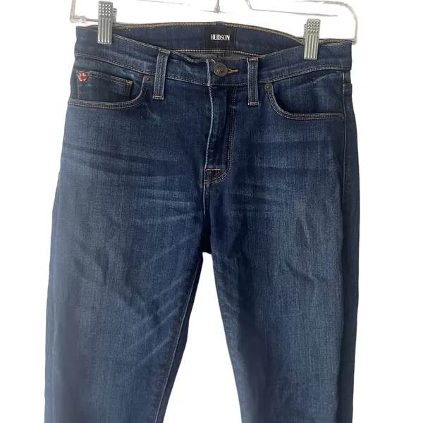 Hudson Women's Size 25 Dark Wash Midrise Natalie Super Skinny Jeans‎ - Image 3