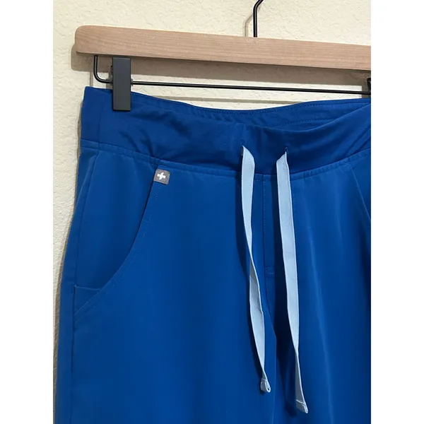 FIGS Women's Size XS Scrub Pants Blue Joggers Stretch Dentist Medical Trousers - Image 5