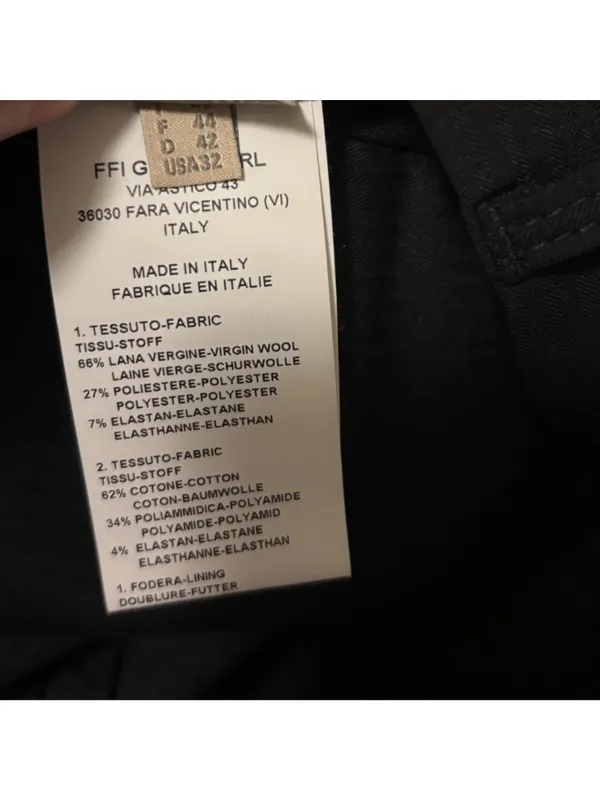 Marithe Francois Girbaud Black Heel Calks Pants Size US 32 Made In Italy - Image 9