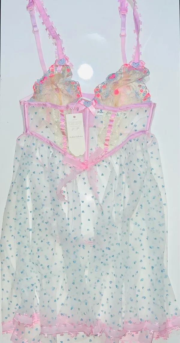 FOR LOVE & LEMONS Gabriella Slip Dress - Size XS - Image 3