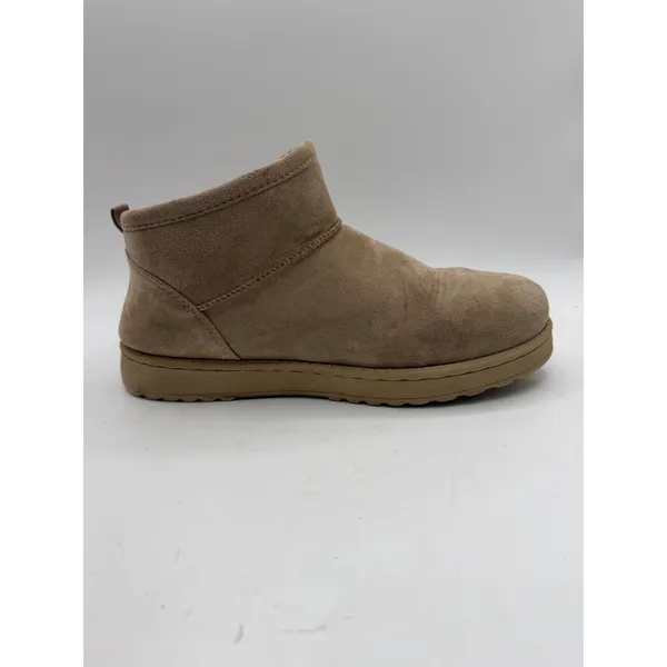 White Mountain Booties Faux Fur Lined Ankle Boots Women's 10 Brown Winter Cozy - Image 2
