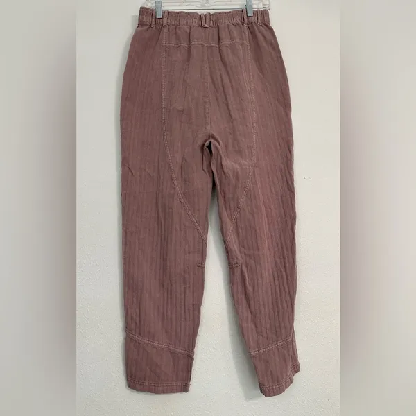 Free People Living in the City Seamed Pink Relaxed Pants - Image 9