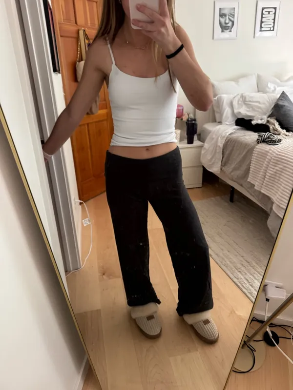 Brandy Melville Priscilla Pants Black - Image 3