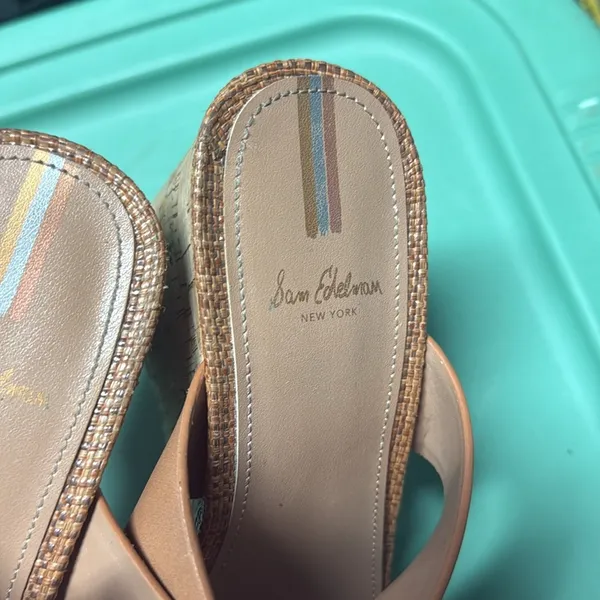 Sam Edelman Yardlie Leather Sandal woman size 8 - Image 2