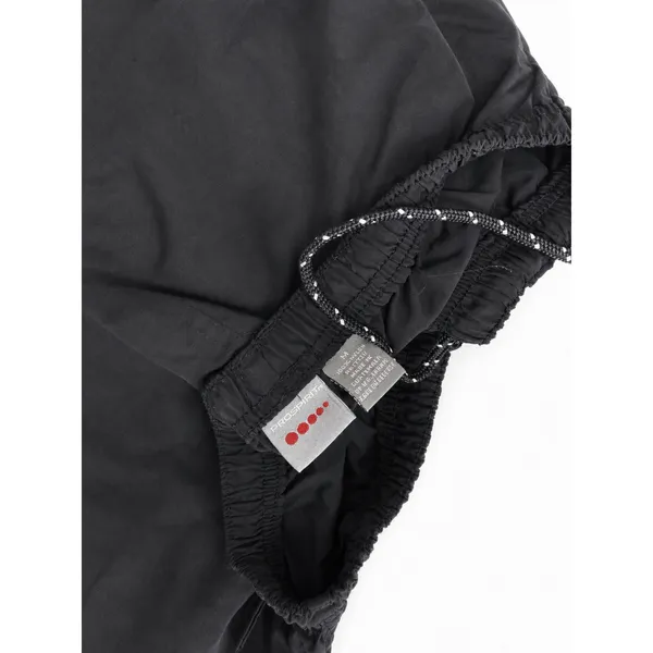 Vintage 90s ProSpirit Black Nylon Athletic Shorts Size M Drawstring Zip Pocket - Image 3