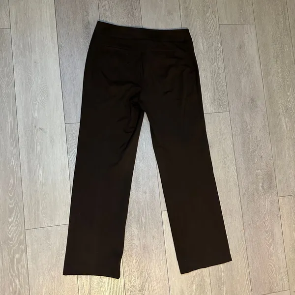Nine West Women's brown business casual pants slacks trousers straight leg‎ fall size 8 - Image 2