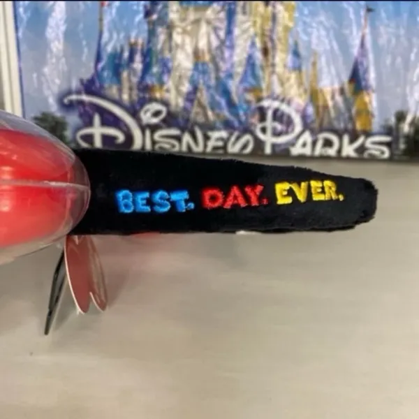 Disney parks red Mickey Mouse balloons light up Minnie Mouse ears NWT - Image 3