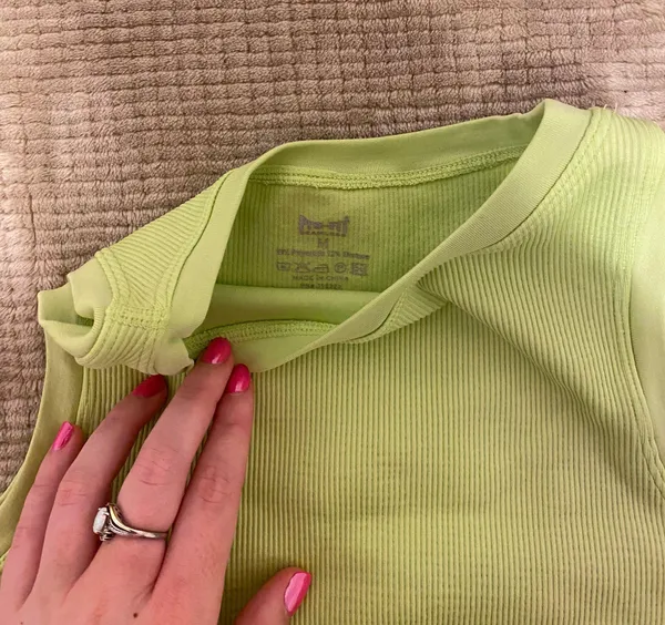 neon yellow tank top Size M - Image 2