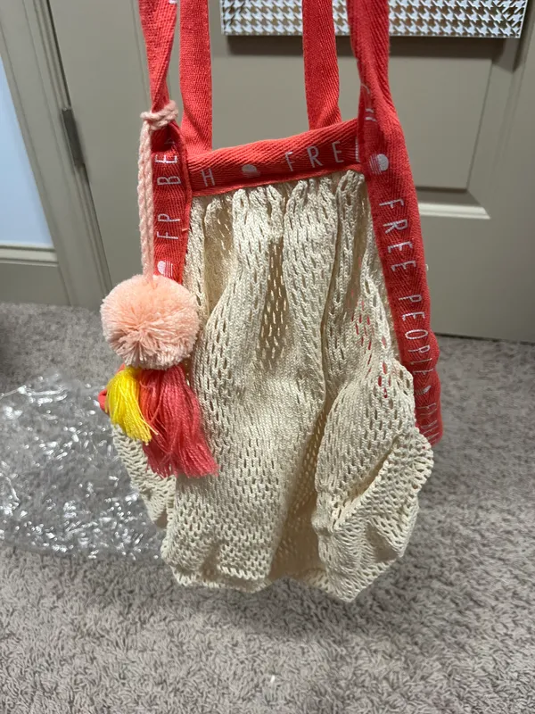 Free People Woven Tote Bag - Image 3